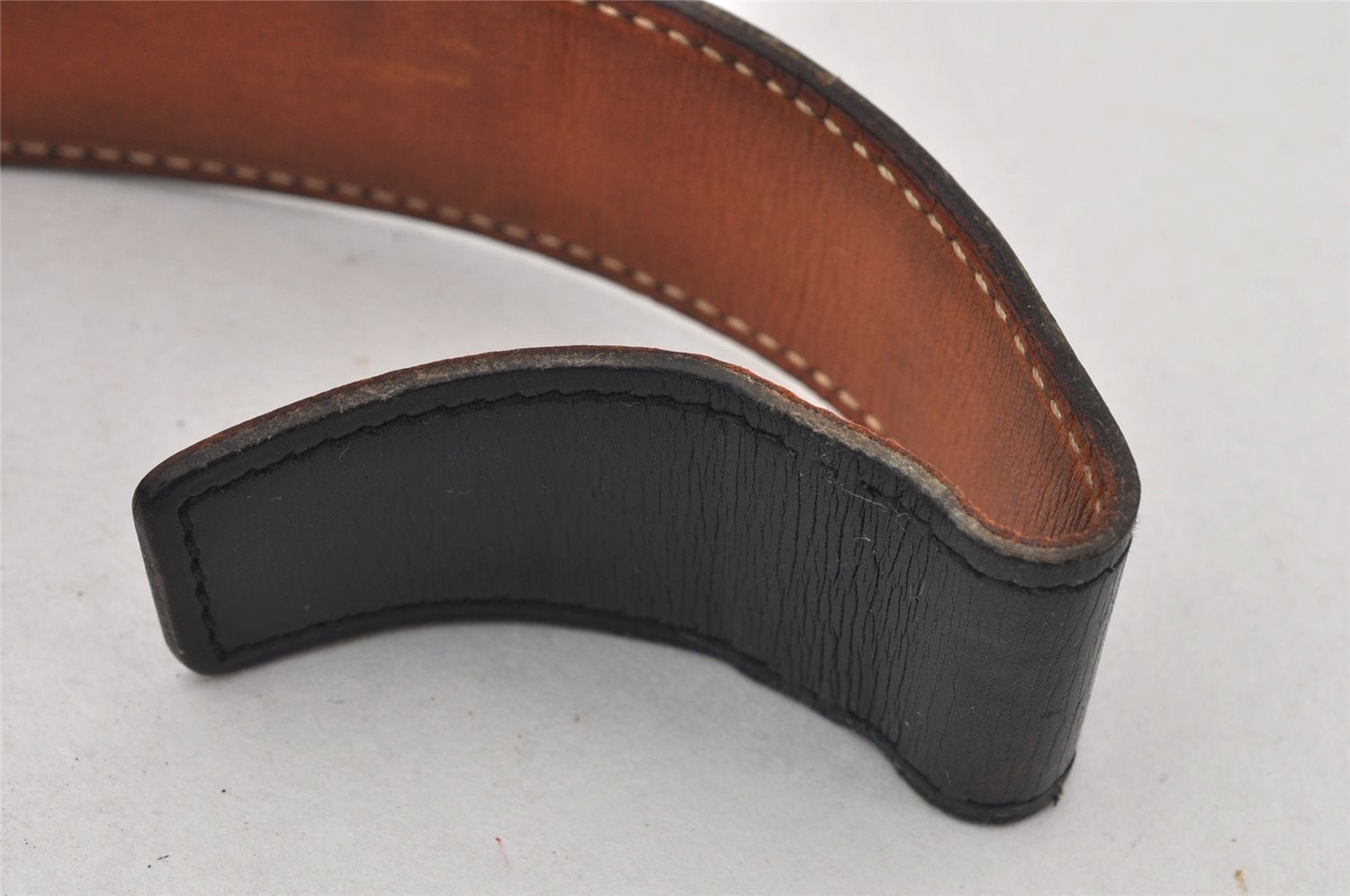 Authentic HERMES Constance Leather Reversible Belt 85cm 33.5