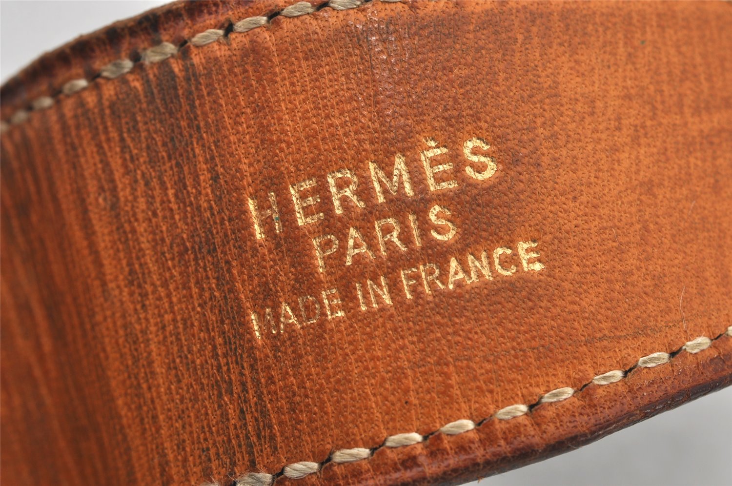 Authentic HERMES Constance Leather Reversible Belt 85cm 33.5