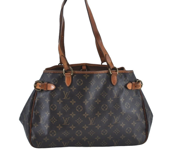 Authentic Louis Vuitton Monogram Batignolles Horizontal Tote Bag M51154 LV 7671H