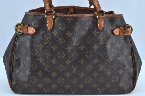 Authentic Louis Vuitton Monogram Batignolles Horizontal Tote Bag M51154 LV 7671H