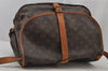 Authentic Louis Vuitton Monogram Saumur 35 Shoulder Cross Bag M42254 LV 7671J