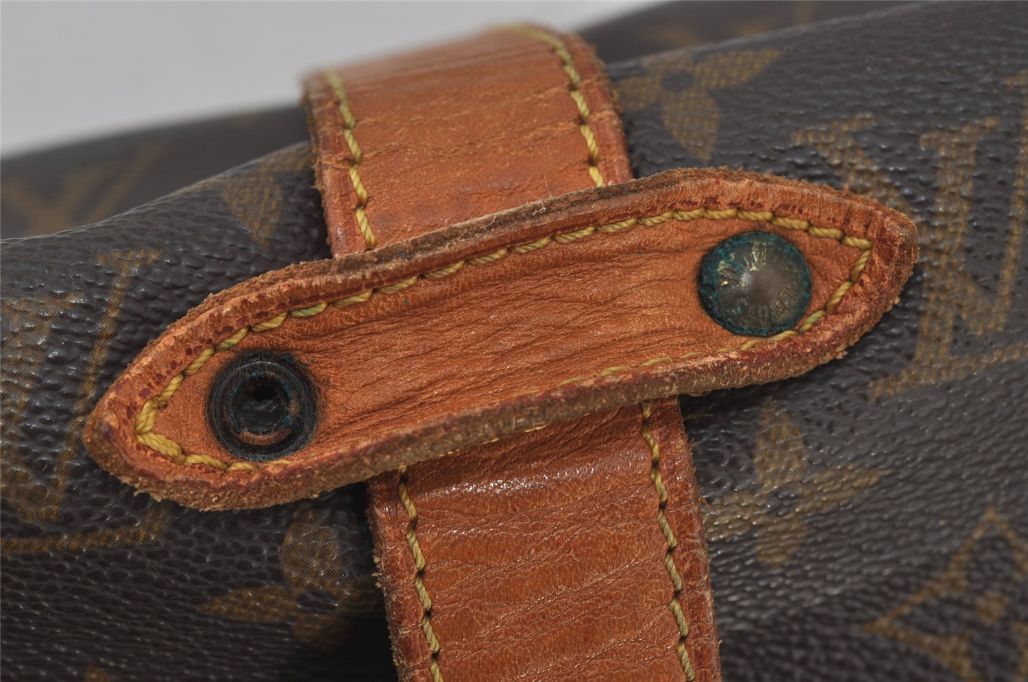 Authentic Louis Vuitton Monogram Saumur 35 Shoulder Cross Bag M42254 LV 7671J