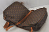 Authentic Louis Vuitton Monogram Saumur 35 Shoulder Cross Bag M42254 LV 7671J