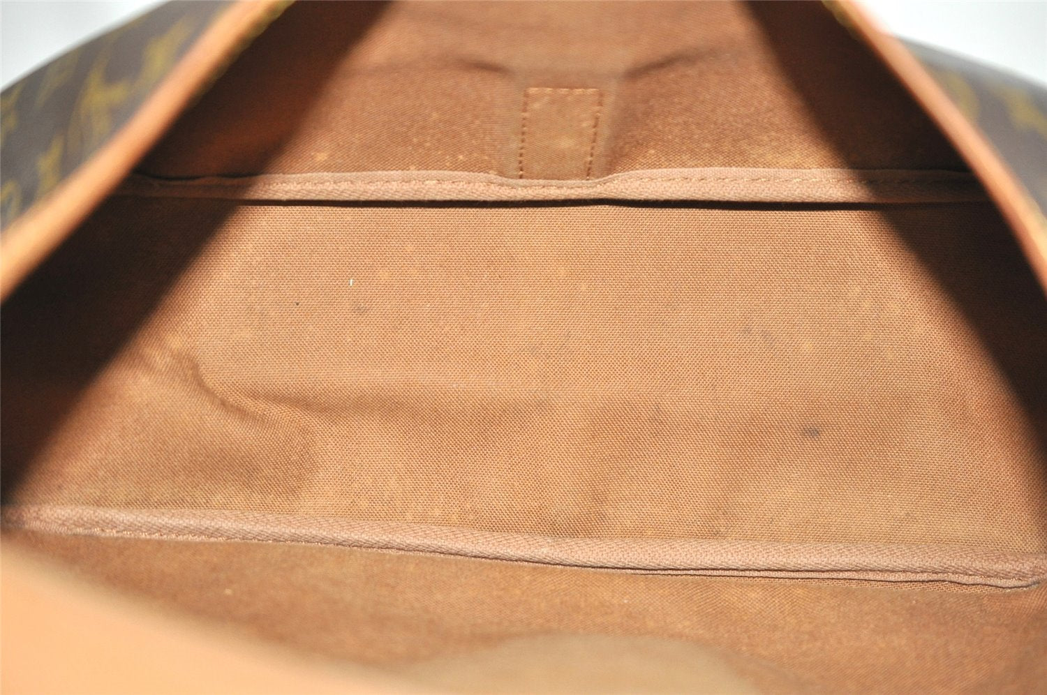 Authentic Louis Vuitton Monogram Saumur 35 Shoulder Cross Bag M42254 LV 7671J