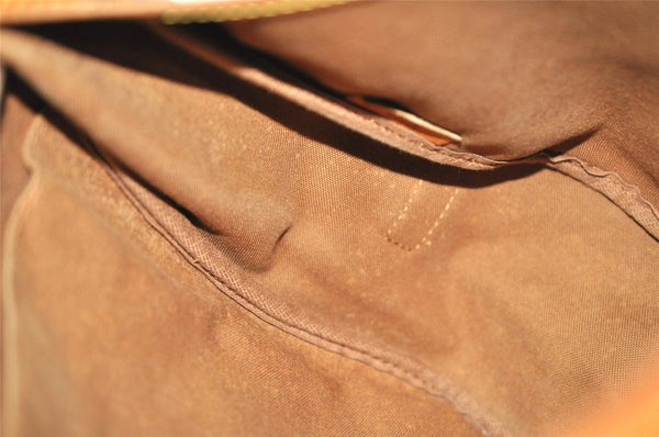 Authentic Louis Vuitton Monogram Saumur 35 Shoulder Cross Bag M42254 LV 7671J