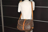 Authentic Louis Vuitton Monogram Saumur 35 Shoulder Cross Bag M42254 LV 7671J