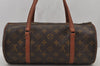 Authentic Louis Vuitton Monogram Papillon 30 Hand Bag Old Model LV 7673J