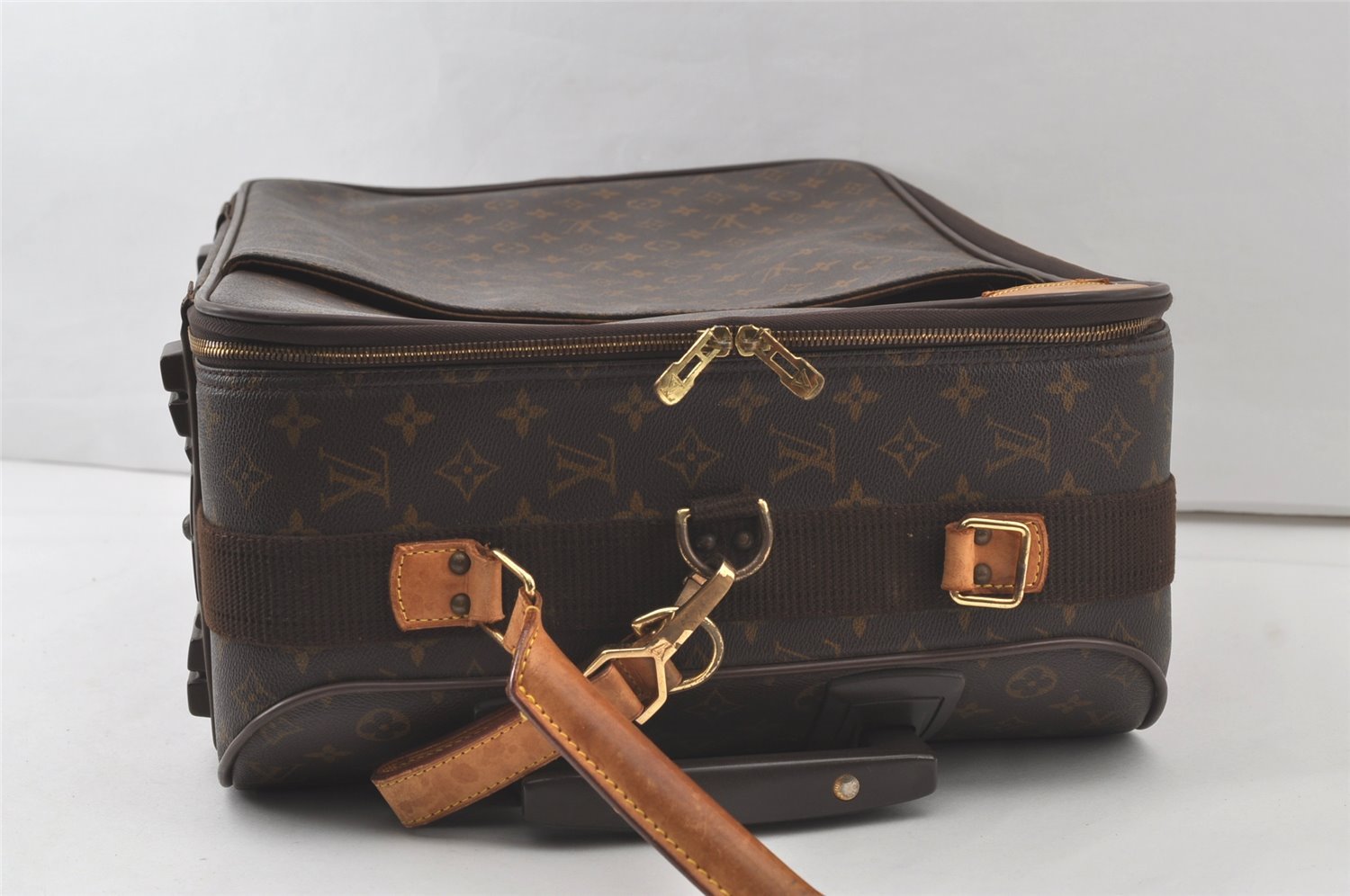 Authentic Louis Vuitton Monogram Pegase 55 Travel Suitcase M23294 LV 7673K