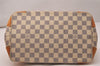 Authentic Louis Vuitton Damier Azur Hampstead PM N51207 Shoulder Tote Bag 7674J