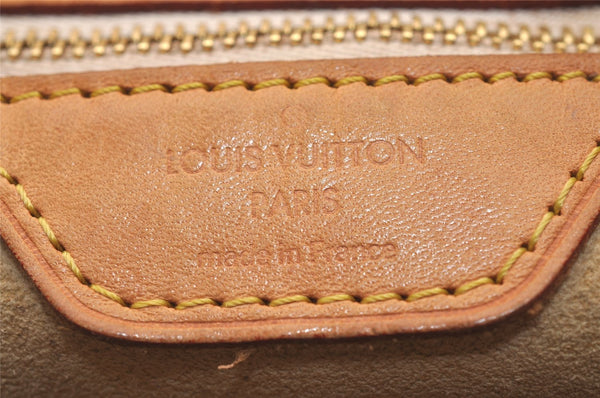 Authentic Louis Vuitton Damier Azur Hampstead PM N51207 Shoulder Tote Bag 7674J