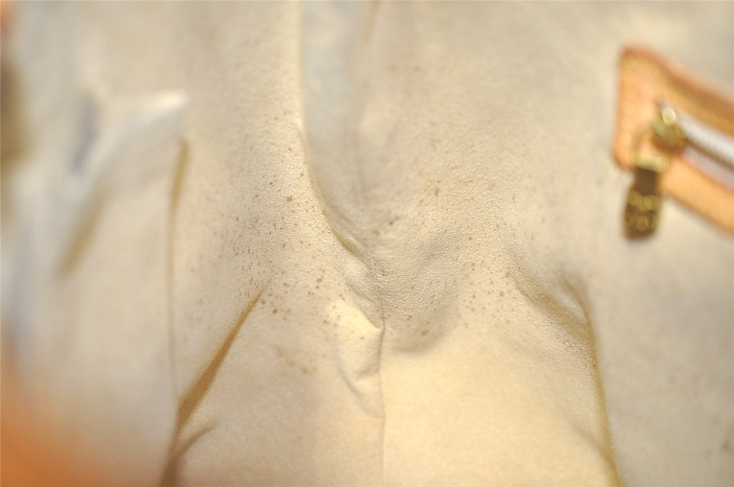 Authentic Louis Vuitton Damier Azur Hampstead PM N51207 Shoulder Tote Bag 7674J