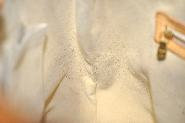 Authentic Louis Vuitton Damier Azur Hampstead PM N51207 Shoulder Tote Bag 7674J