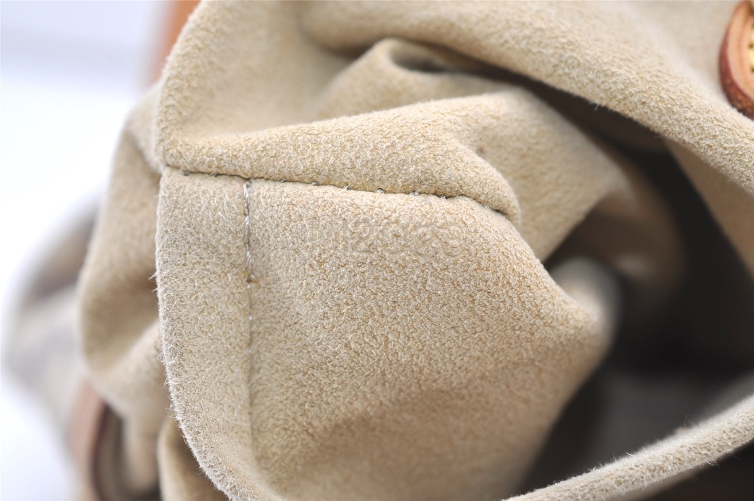 Authentic Louis Vuitton Damier Azur Hampstead PM N51207 Shoulder Tote Bag 7674J