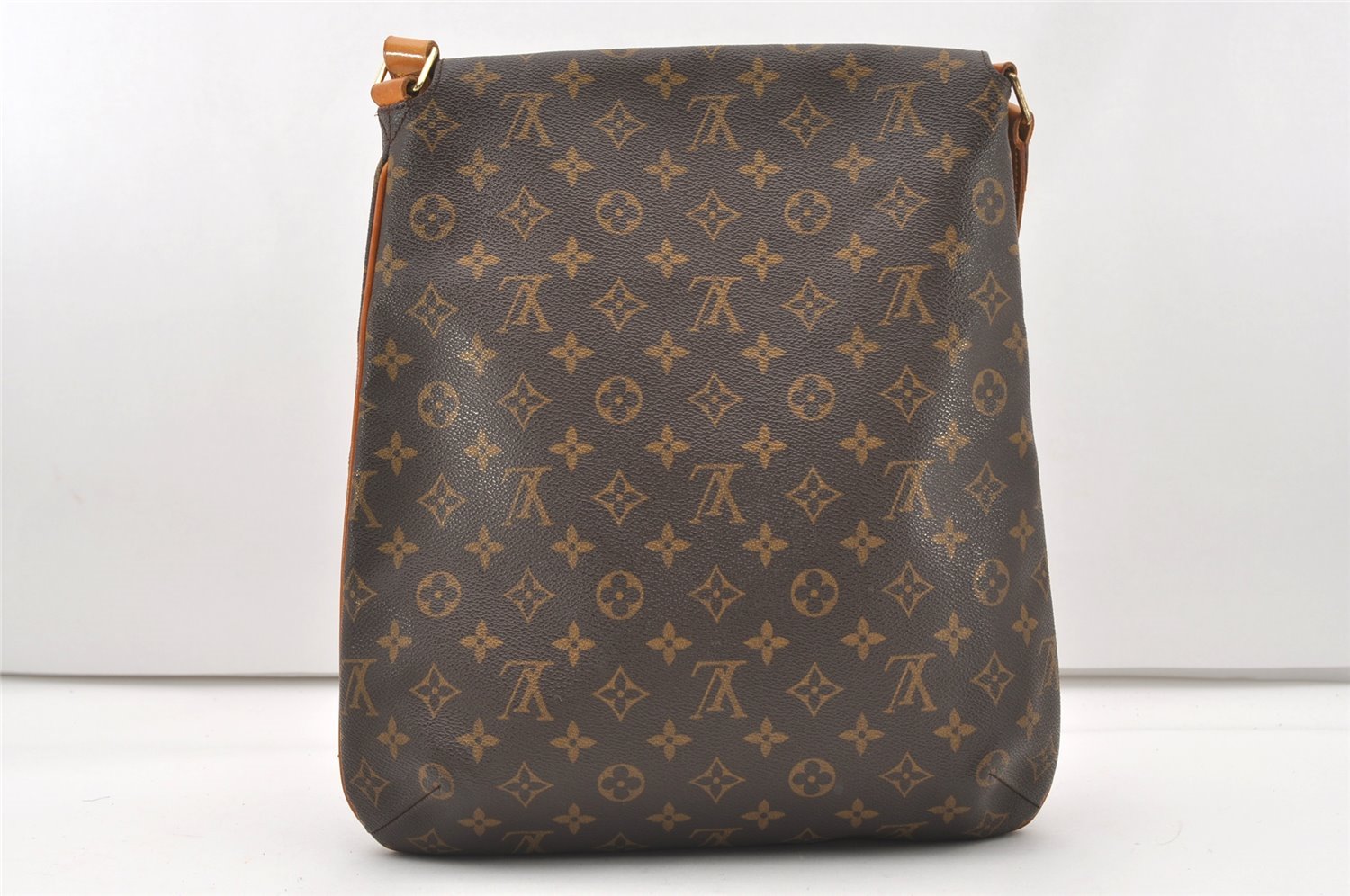 Authentic Louis Vuitton Monogram Musette Shoulder Cross Body Bag M51256 LV 7675J