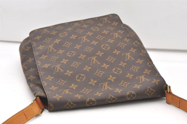 Authentic Louis Vuitton Monogram Musette Shoulder Cross Body Bag M51256 LV 7675J