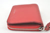 Authentic SAINT LAURENT Vintage Bifold Wallet Purse Leather Red 7675K