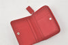 Authentic SAINT LAURENT Vintage Bifold Wallet Purse Leather Red 7675K