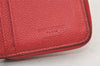 Authentic SAINT LAURENT Vintage Bifold Wallet Purse Leather Red 7675K