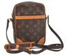Authentic Louis Vuitton Monogram Danube Shoulder Cross Body Bag M45266 LV 7676J
