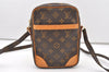 Authentic Louis Vuitton Monogram Danube Shoulder Cross Body Bag M45266 LV 7676J