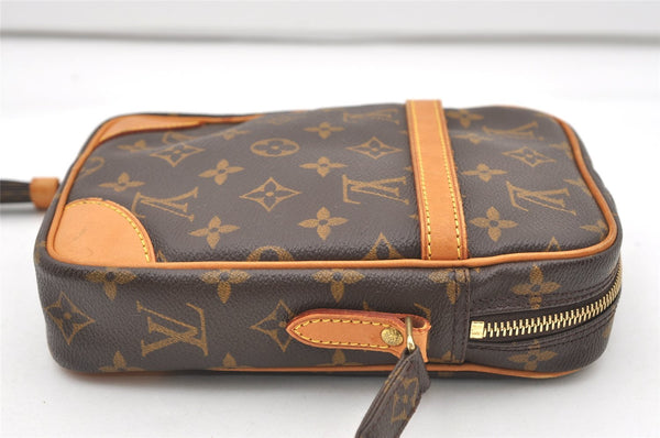 Authentic Louis Vuitton Monogram Danube Shoulder Cross Body Bag M45266 LV 7676J