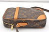 Authentic Louis Vuitton Monogram Danube Shoulder Cross Body Bag M45266 LV 7676J