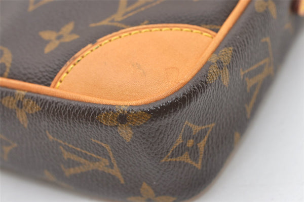 Authentic Louis Vuitton Monogram Danube Shoulder Cross Body Bag M45266 LV 7676J