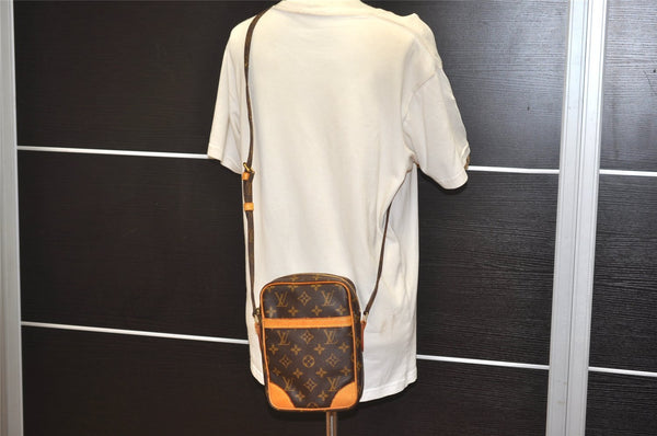 Authentic Louis Vuitton Monogram Danube Shoulder Cross Body Bag M45266 LV 7676J