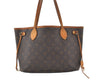 Authentic Louis Vuitton Monogram Neverfull PM Shoulder Tote Bag M40155 LV 7677K