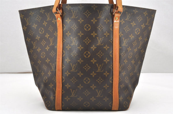 Authentic Louis Vuitton Monogram Sac Shopping PM Tote Bag M51108 LV Junk 7678K