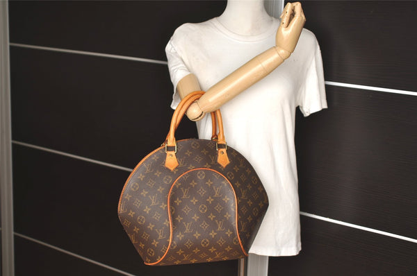 Authentic Louis Vuitton Monogram Ellipse MM Hand Bag M51126 LV 7679I