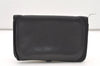 Authentic HERMES Dogon GM Leather Long Wallet Purse Black 7680J