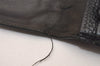 Authentic HERMES Dogon GM Leather Long Wallet Purse Black 7680J