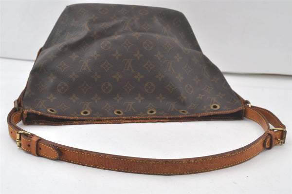 Authentic Louis Vuitton Monogram Noe Shoulder Drawstring Bag M42224 LV 7680K