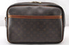 Authentic Louis Vuitton Monogram Reporter GM Shoulder Cross Bag M45252 LV 7681I