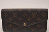 Authentic Louis Vuitton Monogram Portefeuille Sarah Purse Wallet M62235 LV 7681J