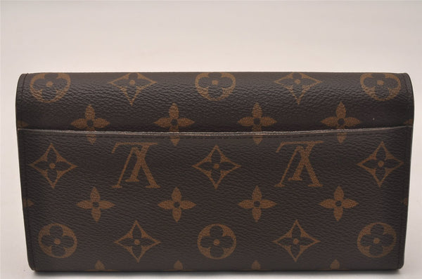 Authentic Louis Vuitton Monogram Portefeuille Sarah Purse Wallet M62235 LV 7681J