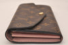 Authentic Louis Vuitton Monogram Portefeuille Sarah Purse Wallet M62235 LV 7681J