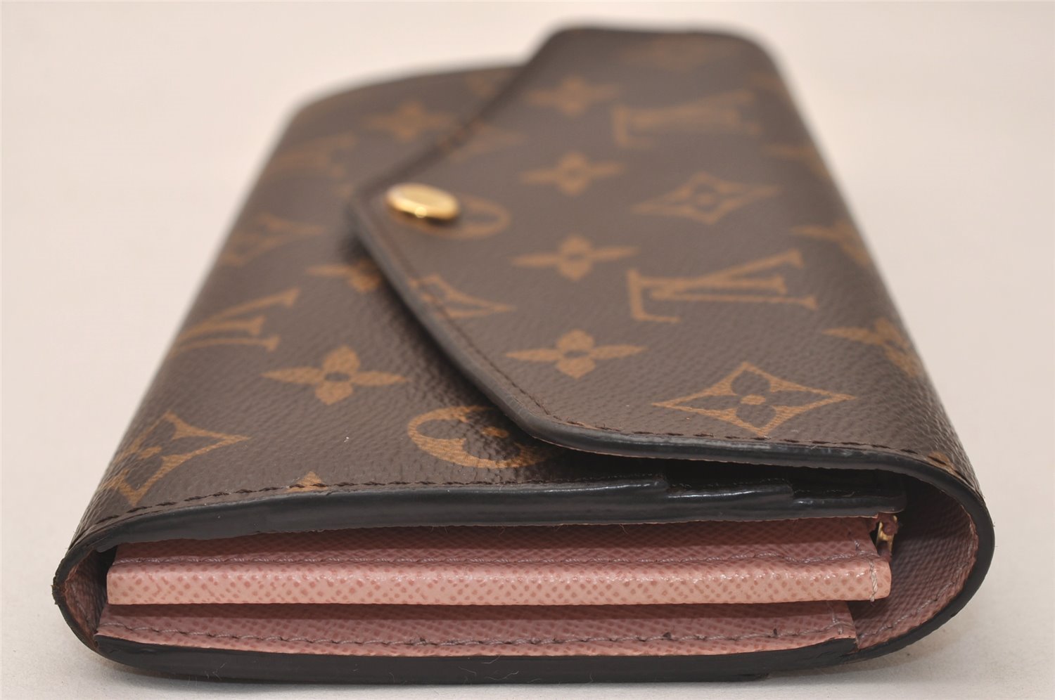 Authentic Louis Vuitton Monogram Portefeuille Sarah Purse Wallet M62235 LV 7681J