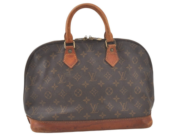 Authentic Louis Vuitton Monogram Alma Hand Bag Purse M51130 LV 7681K