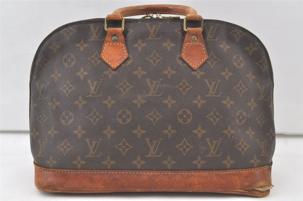 Authentic Louis Vuitton Monogram Alma Hand Bag Purse M51130 LV 7681K