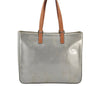 Authentic Louis Vuitton Vernis Columbus Shoulder Tote Bag Gray M91028 LV 7682K