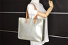 Authentic Louis Vuitton Vernis Columbus Shoulder Tote Bag Gray M91028 LV 7682K