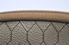 Authentic Christian Dior Honeycomb Chain Shoulder Bag PVC Leather Beige 7683I