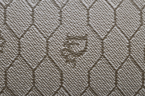 Authentic Christian Dior Honeycomb Chain Shoulder Bag PVC Leather Beige 7683I