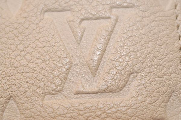 Louis Vuitton Monogram Empreinte Portefeuille Secret Compact Wallet White 7683J