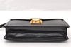 Authentic Louis Vuitton Epi Sellier Dragonne Clutch Bag Black M52612 LV 7684I