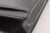Authentic Louis Vuitton Epi Sellier Dragonne Clutch Bag Black M52612 LV 7684I