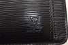 Authentic Louis Vuitton Epi Sellier Dragonne Clutch Bag Black M52612 LV 7684I