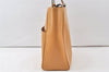 Authentic GUCCI Vintage Tote Hand Bag Leather Yellow Junk 7685K